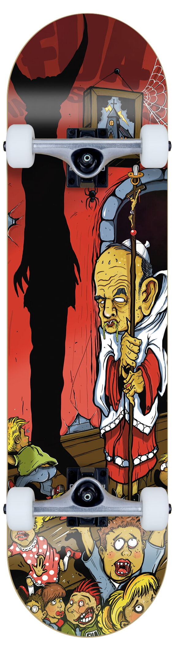 FUA complete Skateboard Pope it FUA complete Skateboard Pope it