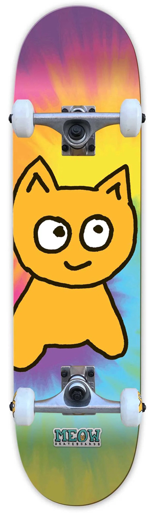 Meow Komplettboard Big Cat Tie Dye 7,25