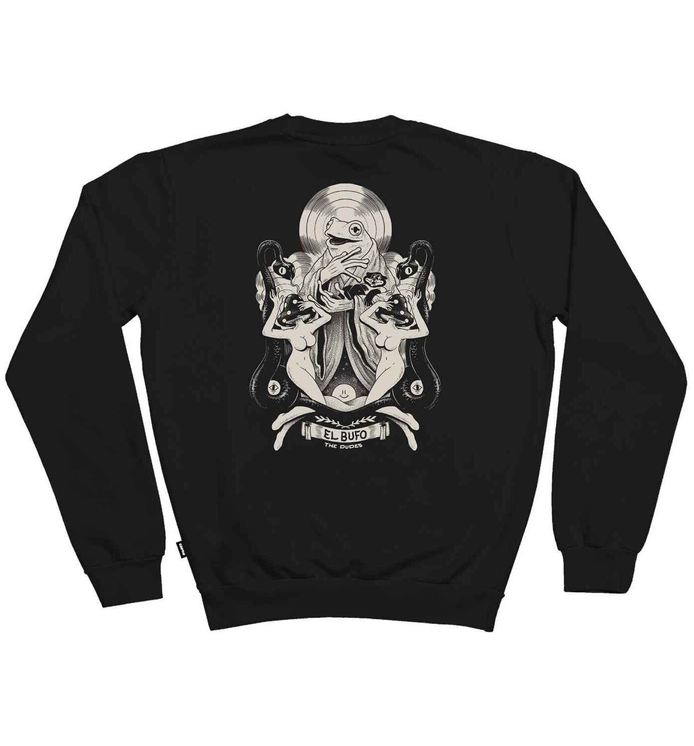 The Dudes El Bufo Classic Sweatshirt - black The Dudes El Bufo Classic Sweatshirt - black