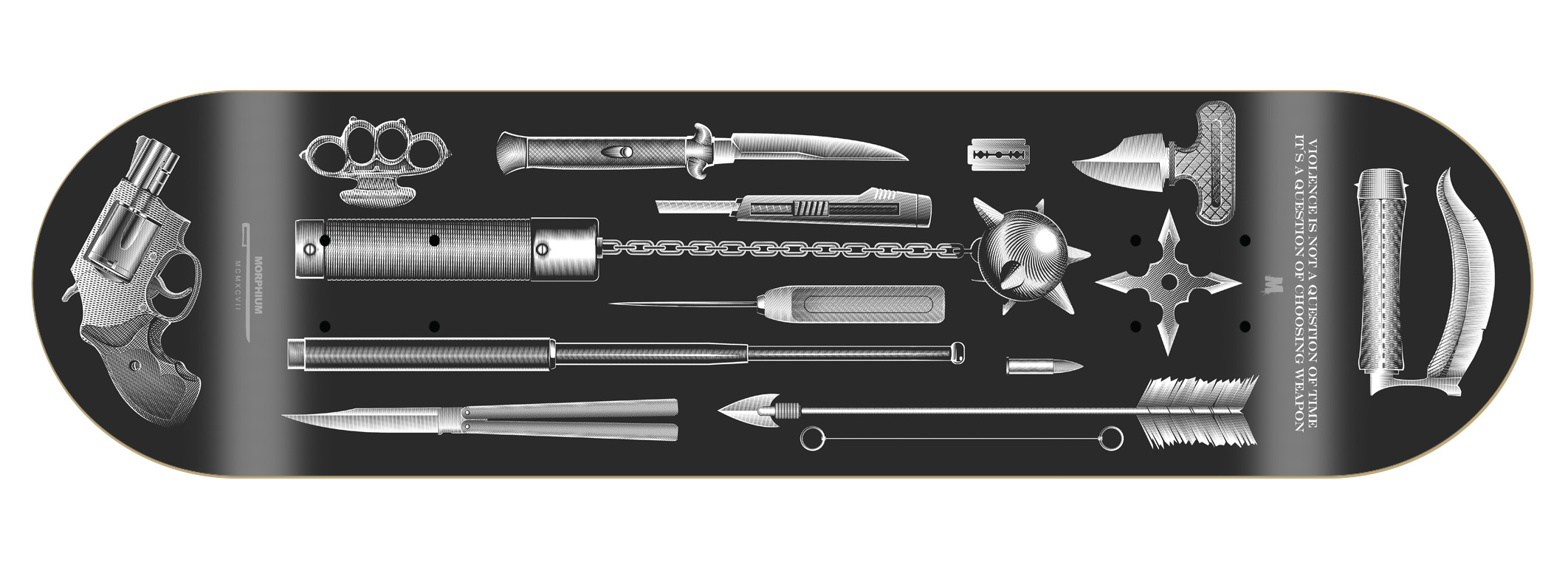 Morphium complete Skateboard Weapons black