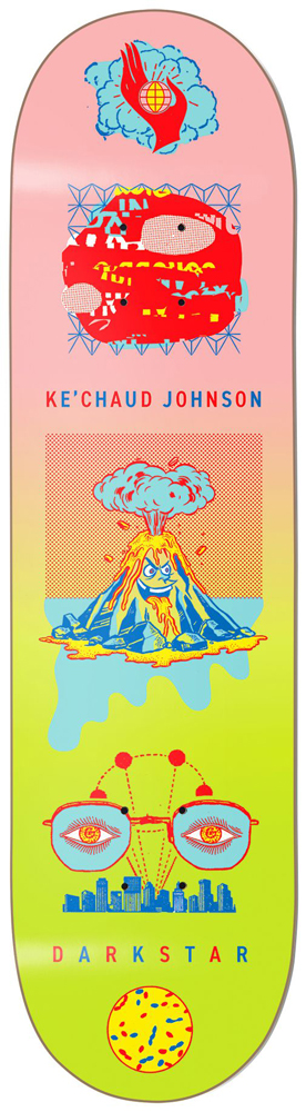 Darkstar Skateboard Deck Kechaud New Abnormal R7 8,125