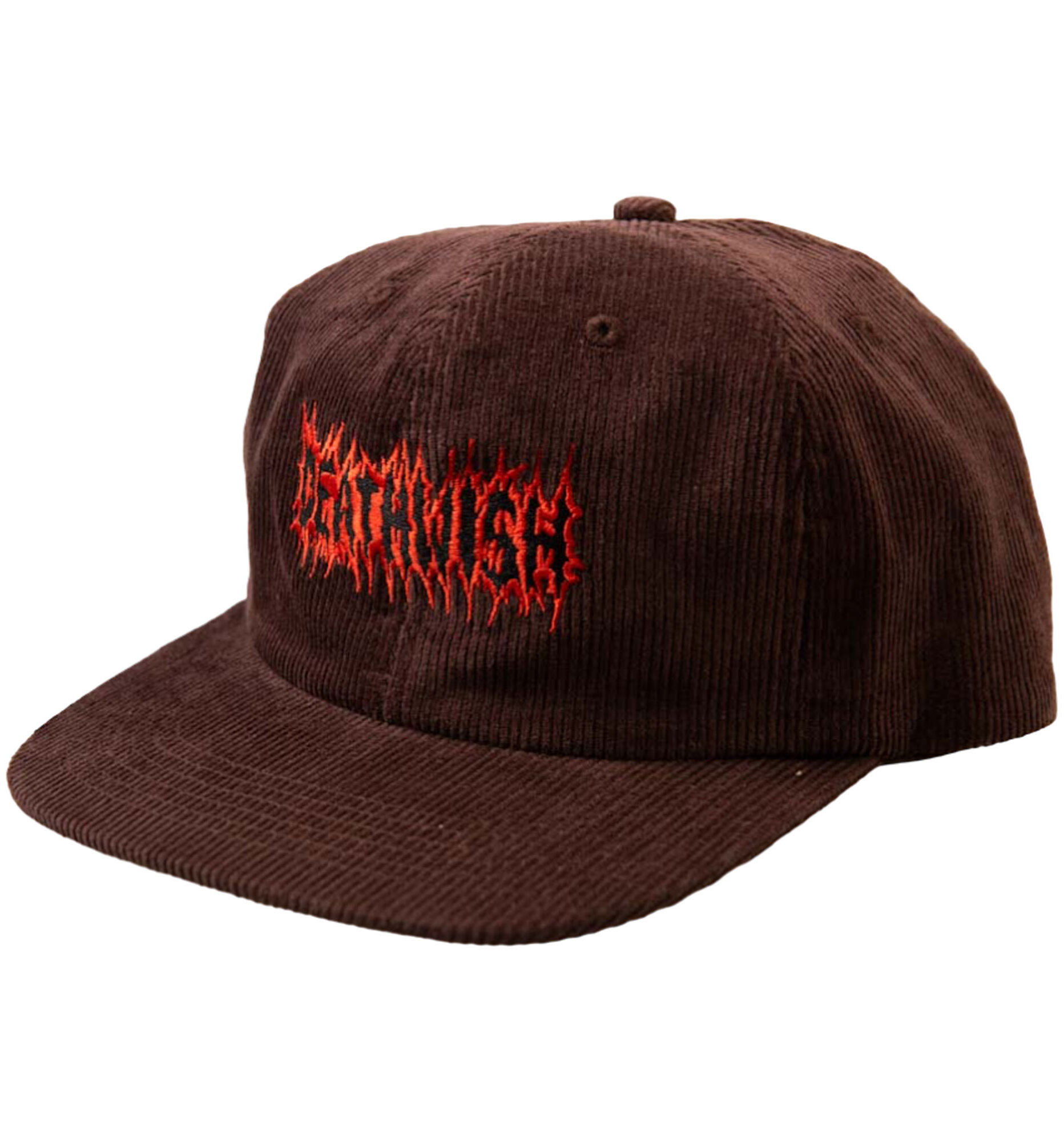 DEATHWISH Cap STOMP Cord Snapback, brown DEATHWISH Cap STOMP Cord Snapback, brown
