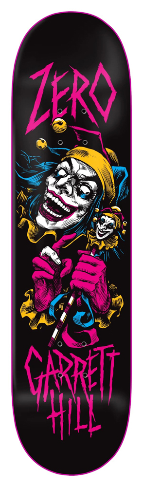 13710269-1 Zero Skateboard Deck Hill Jester 30 Years Reissue 8,25