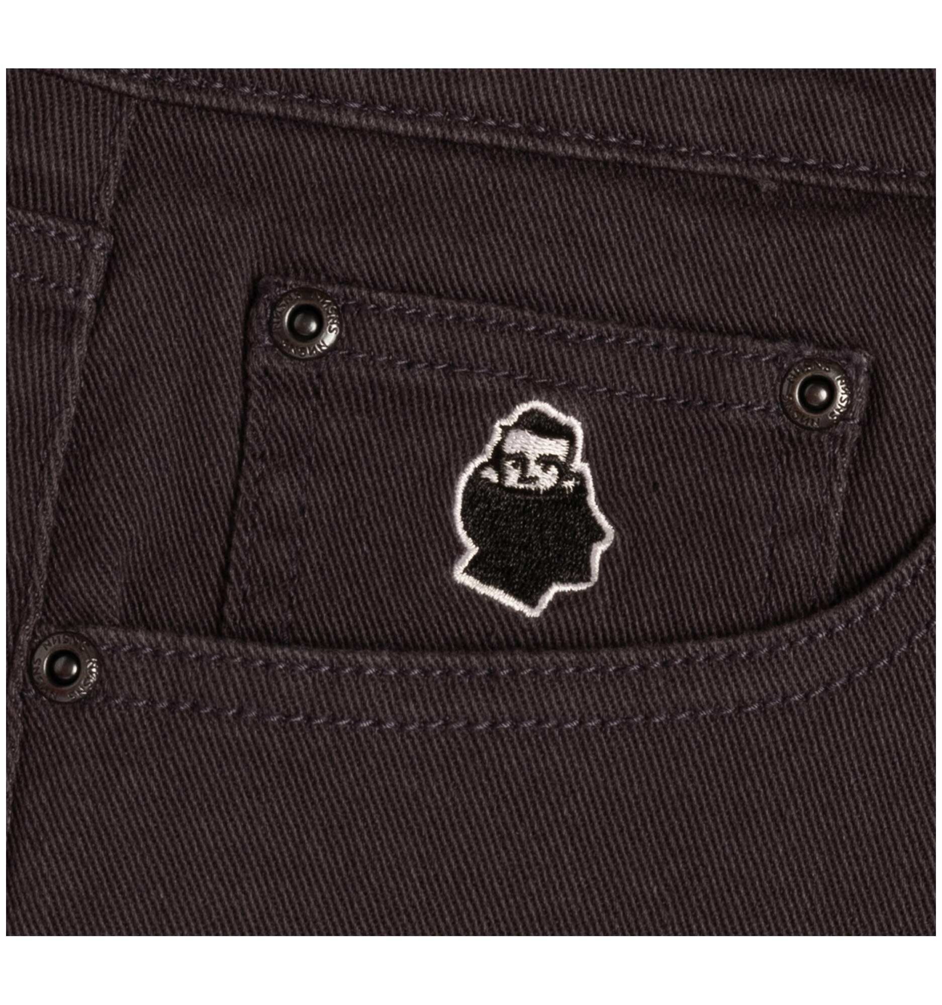 NNSNS Pant BIGFOOT SHORT SUPERSTRETCH CANVAS charcoal NNSNS Pant BIGFOOT SHORT SUPERSTRETCH CANVAS, charcoal 34