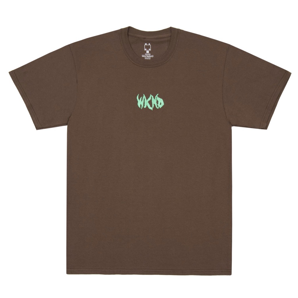 WKND Spikey Embroidered T-Shirt - brown XXL