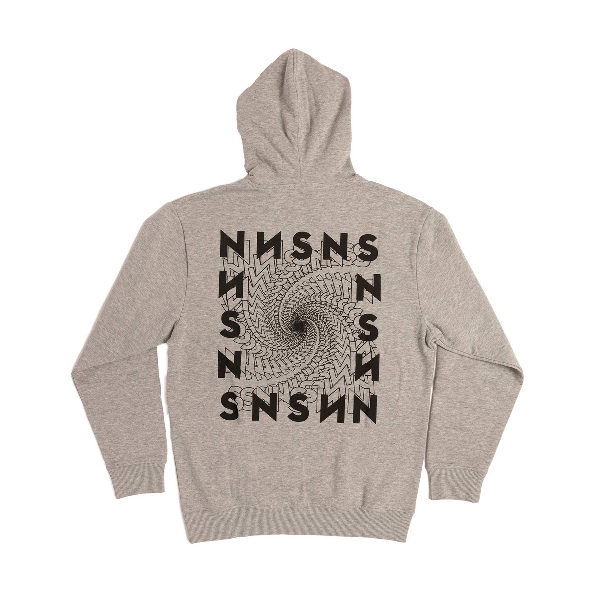 NNSNS Sweat SWIRL Hooded, heather grey XL