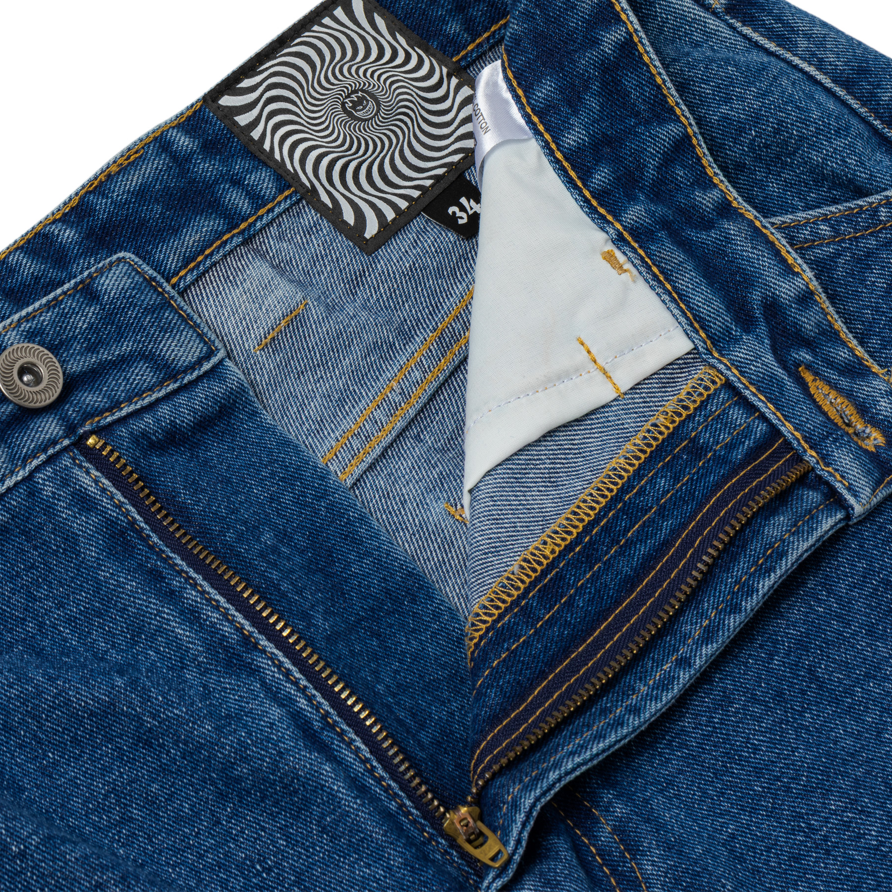 Spitfire Bighead Fill Denim Shorts Stone Blue 30 Spitfire Bighead Fill Denim Shorts Stone Blue 34