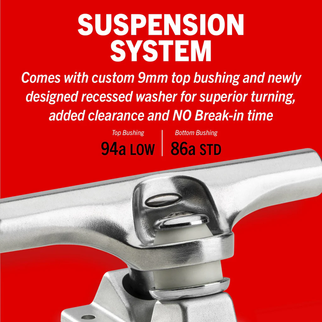 Ace Trucks Skateboard Achse 55 AF1 Inverted Hollowed 8.5