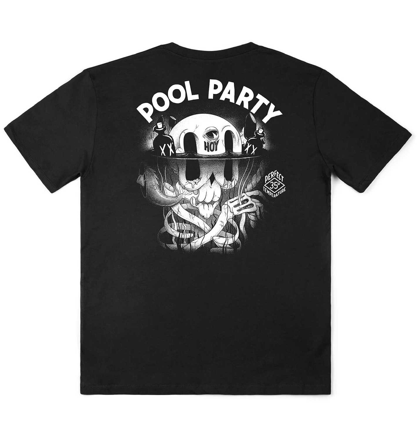 The Dudes Pool Party Classic T-Shirt - black XS The Dudes Pool Party Classic T-Shirt - black XXXL
