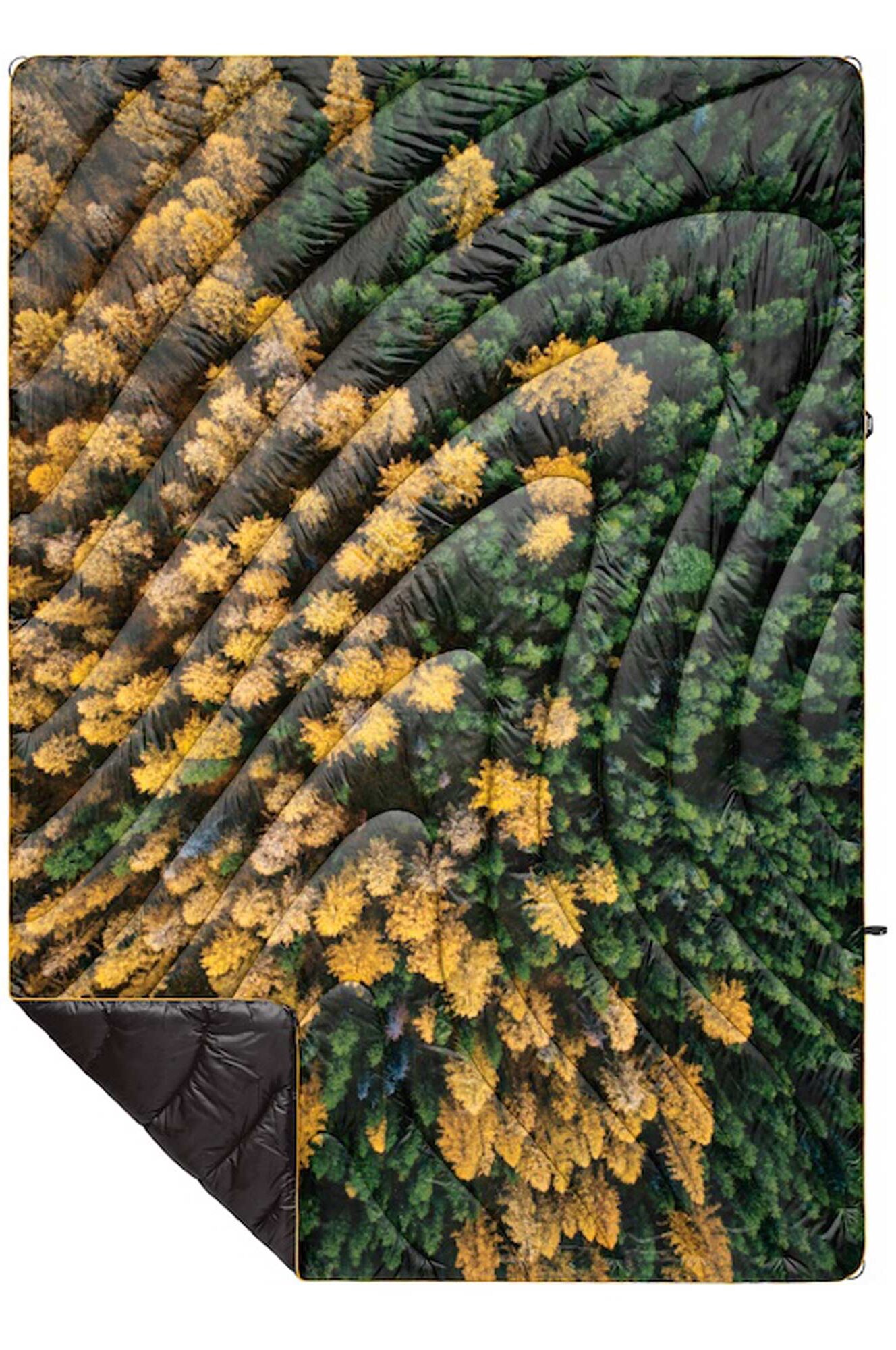 RUMPL Blanket ORIGINAL PUFFY PRINTED LC / 1 PERS, gold growth RUMPL Blanket ORIGINAL PUFFY PRINTED LC / 1 PERS, gold growth