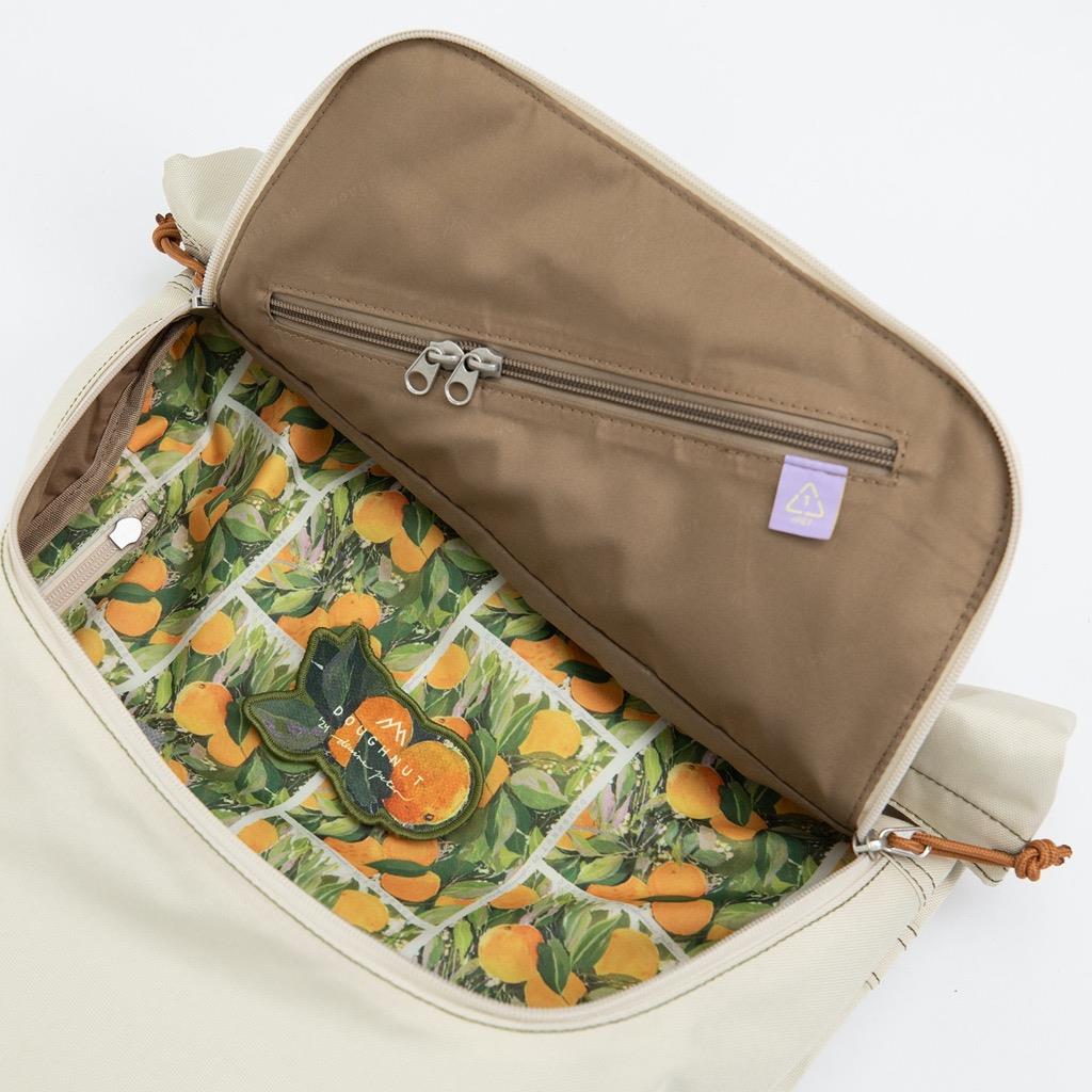 Doughnut Christopher Denise Peter Series Rolltop Rucksack - stone Doughnut Christopher Denise Peter Series Rolltop Rucksack - stone