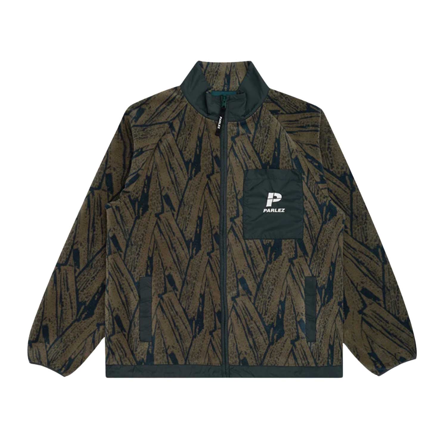 Parlez Duke Fleece - olive green XXL
