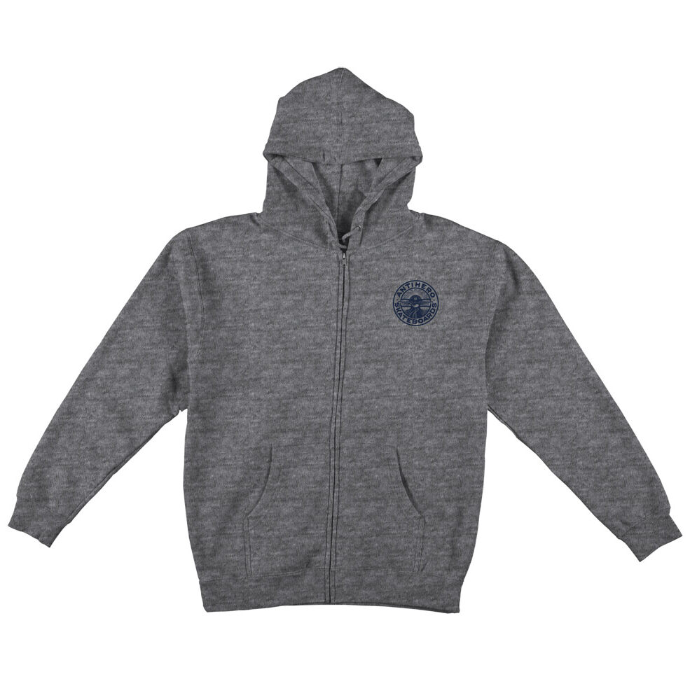 Kapuzenpulli Anti Hero (Zipper) Stay Ready DBL Kapuzenpulli Anti Hero (Zipper) Stay Ready DBL - Farbe: Gunmetal Heather - Größe: S