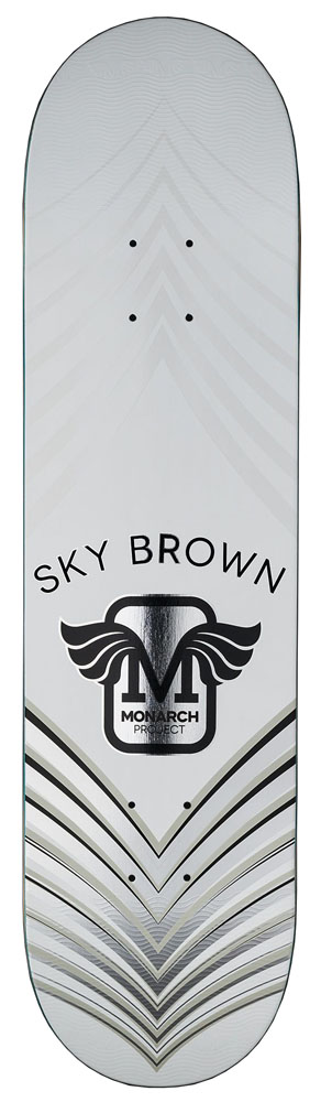 Monarch Skateboard Deck Brown Horus R7 8