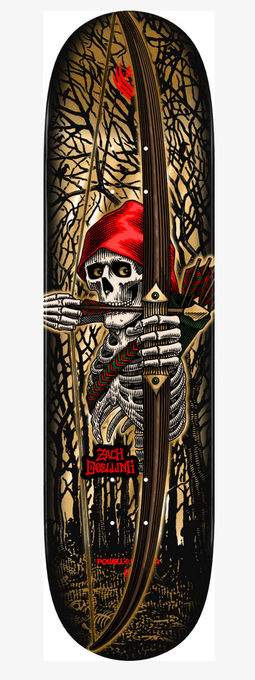 Powell-Peralta Zach Doelling Archer FLIGHT Skateboard Deck 8.3 Powell-Peralta Zach Doelling Archer FLIGHT Skateboard Deck 8.3