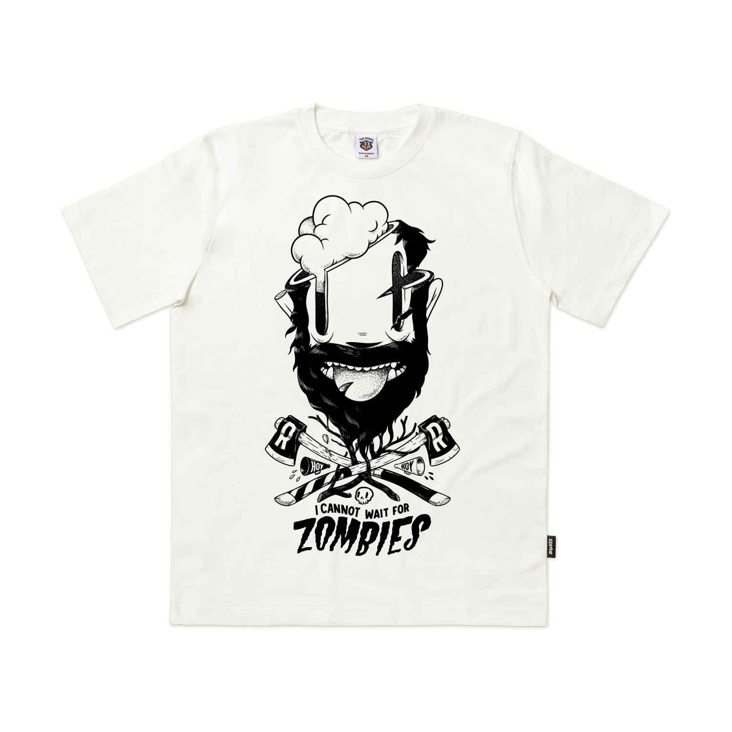 The Dudes Zombie T-Shirt - off-white The Dudes Zombie T-Shirt - off-white XXXL