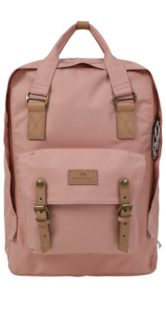 Doughnut Macaroon Large Reborn Backpack - pink