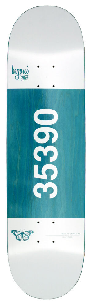 MOB Skateboards x Begoni Zip Code Deck - 8.125