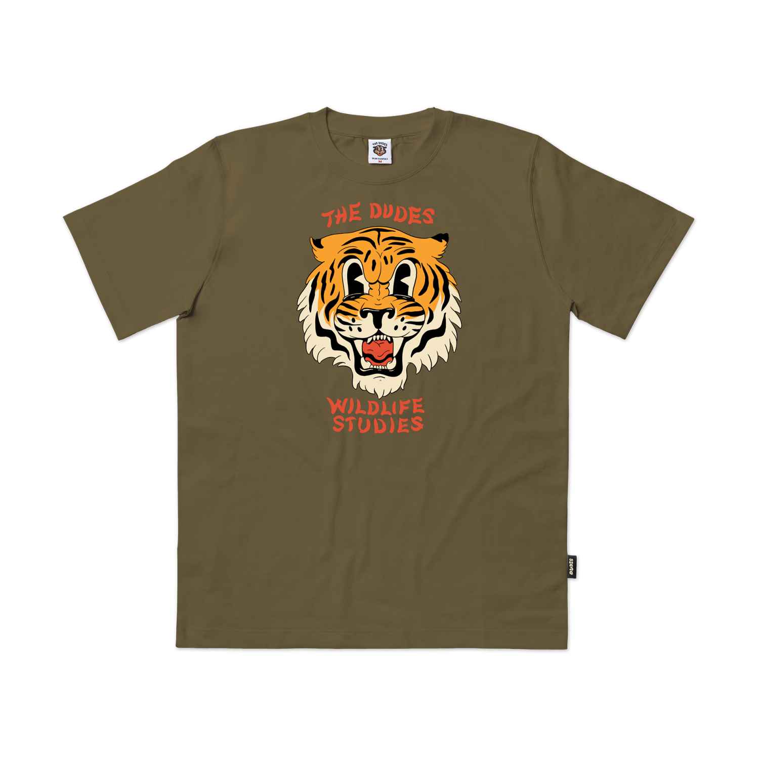 The Dudes Wildlife Studies Classic T-Shirt - British khaki XS The Dudes Wildlife Studies Classic T-Shirt - British khaki XXXL
