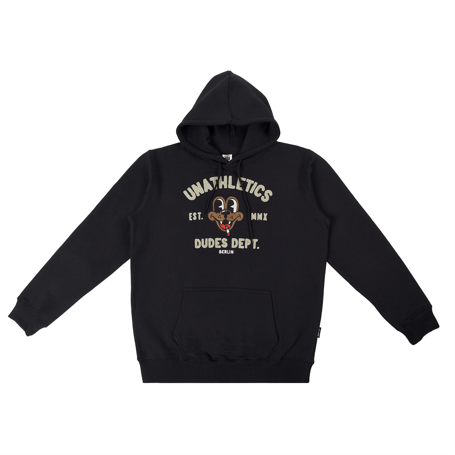 The Dudes Unathletics Dept. Hoody - black S The Dudes Unathletics Dept. Hoody - black S