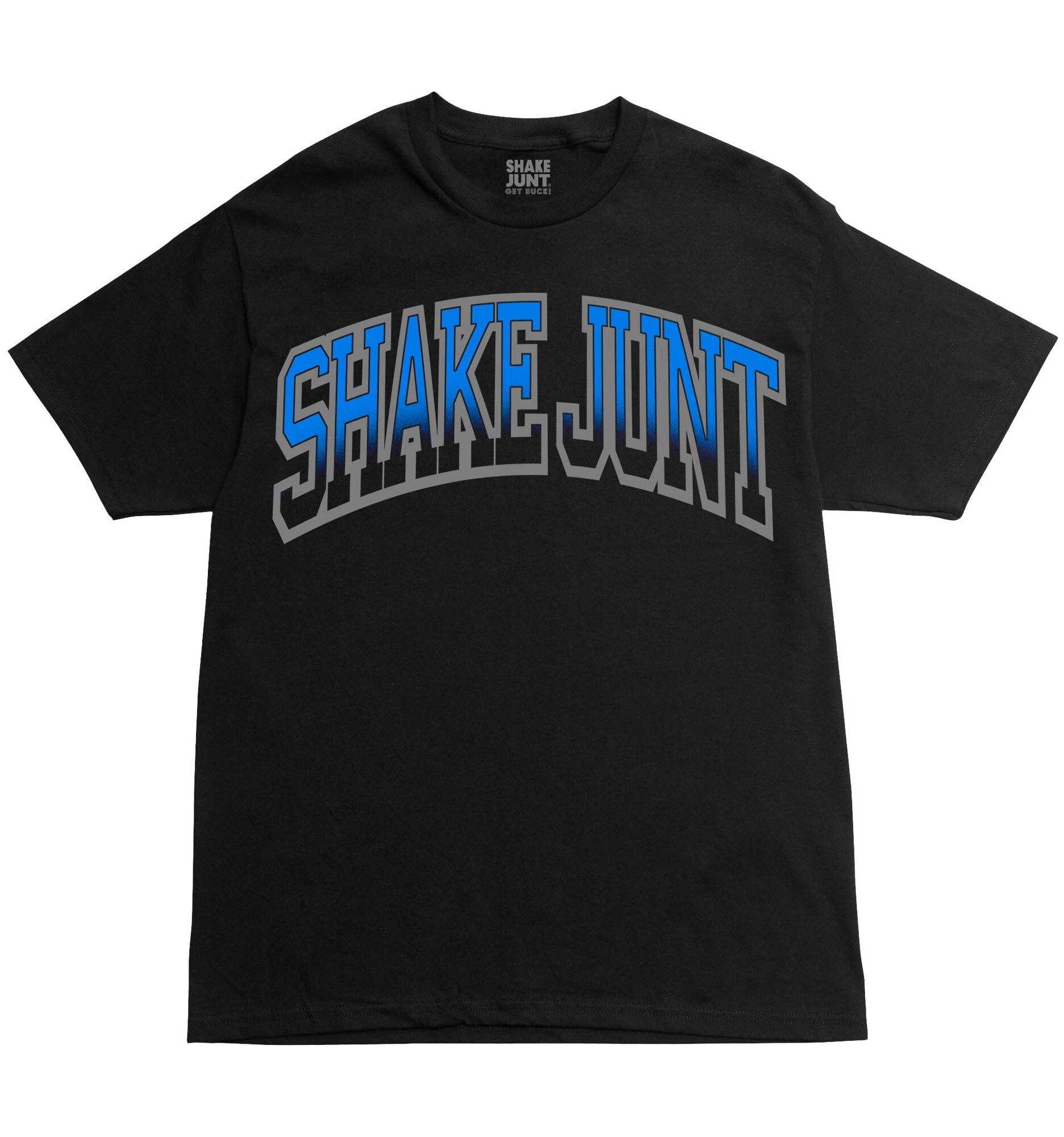 SHAKE JUNT T-Shirt ARCH black/blue SHAKE JUNT T-Shirt ARCH black/blue