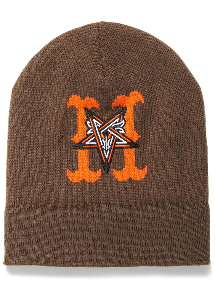 HUF X Thrasher Field Crew Beanie - chocolate HUF X Thrasher Field Crew Beanie - chocolate