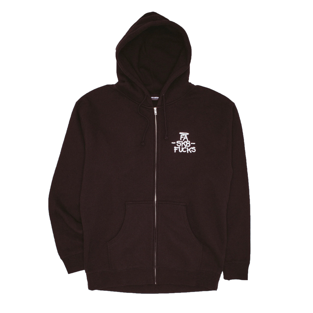 Kapuzenpulli (Zipper) FA Sk8 Fucks Black XL