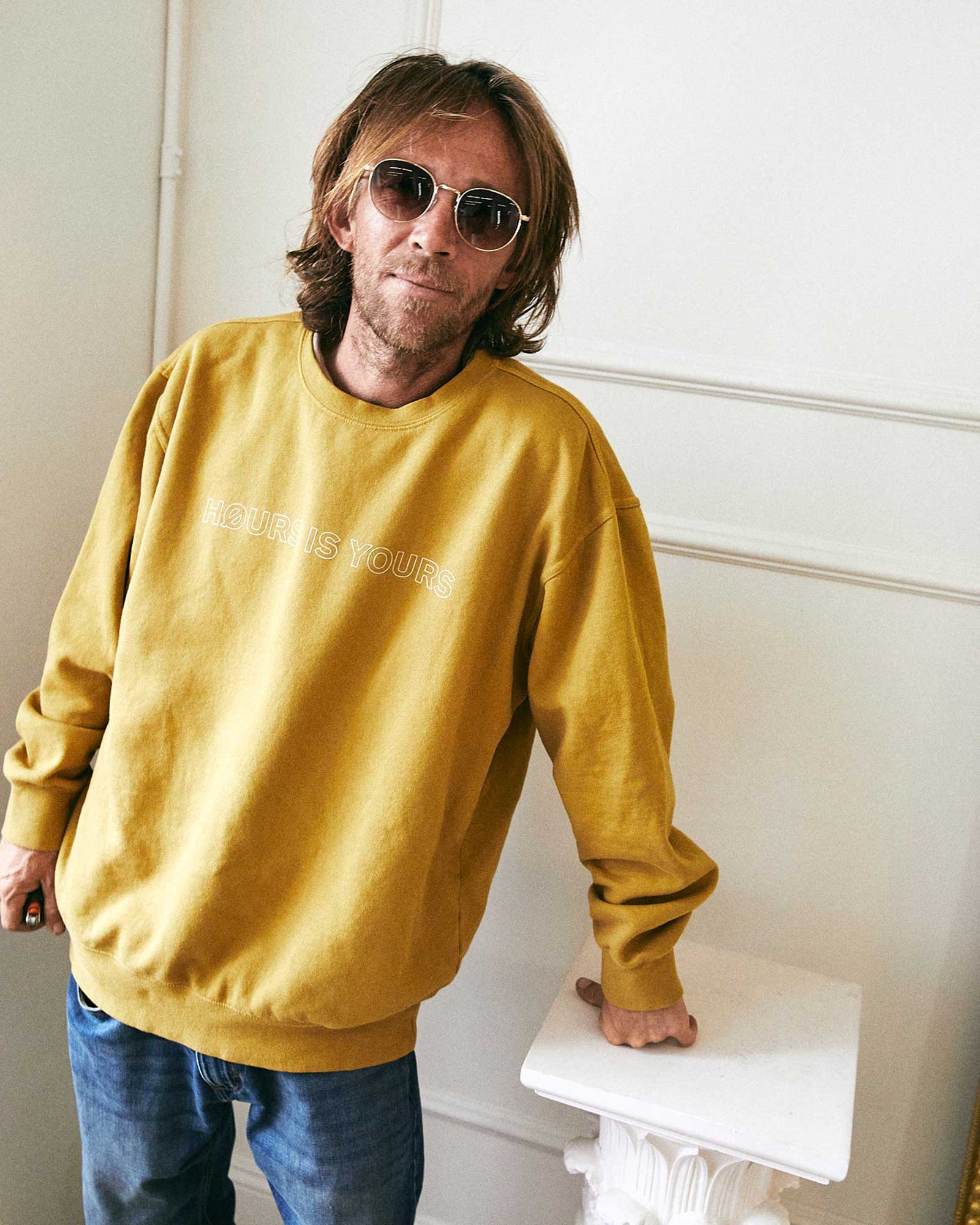 Hours Is Yours Outline Pullover - vintage gold M Hours Is Yours Outline Pullover - vintage gold XL