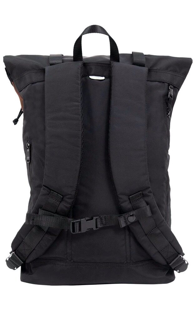 Doughnut Christopher Go Wild Series Rolltop Rucksack - black x brown