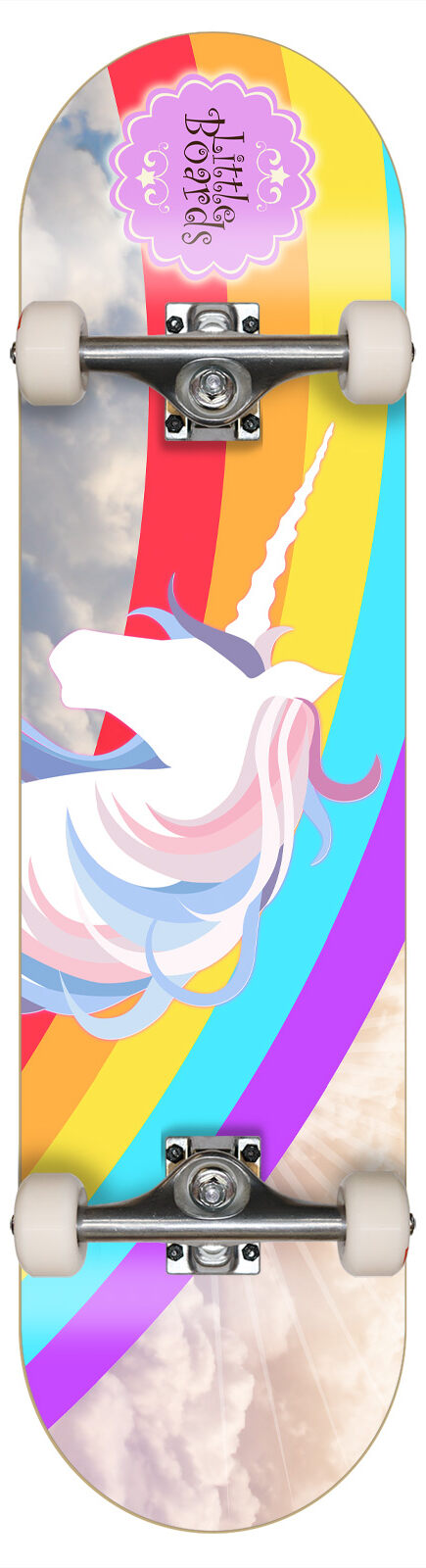 Little Boards Kinder Skateboard Unicorn 7.3 Little Boards Kinder Skateboard Unicorn 7.3