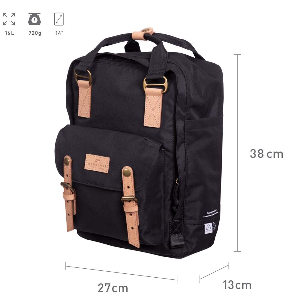 Doughnut Macaroon Reborn Series Rucksack black Doughnut Macaroon Reborn Series Rucksack black