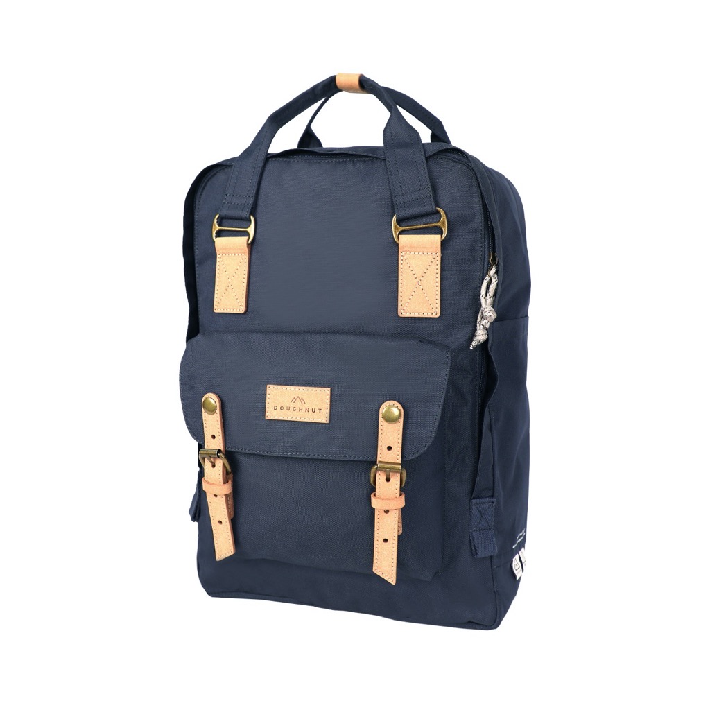 Doughnut Macaroon Large Reborn Backpack - navy