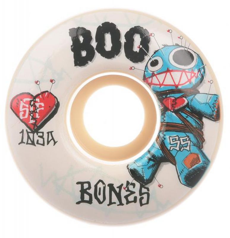 Bones Wheels Skateboard Rollen STF Boo Johnson Voodoo 103A V4 55mm