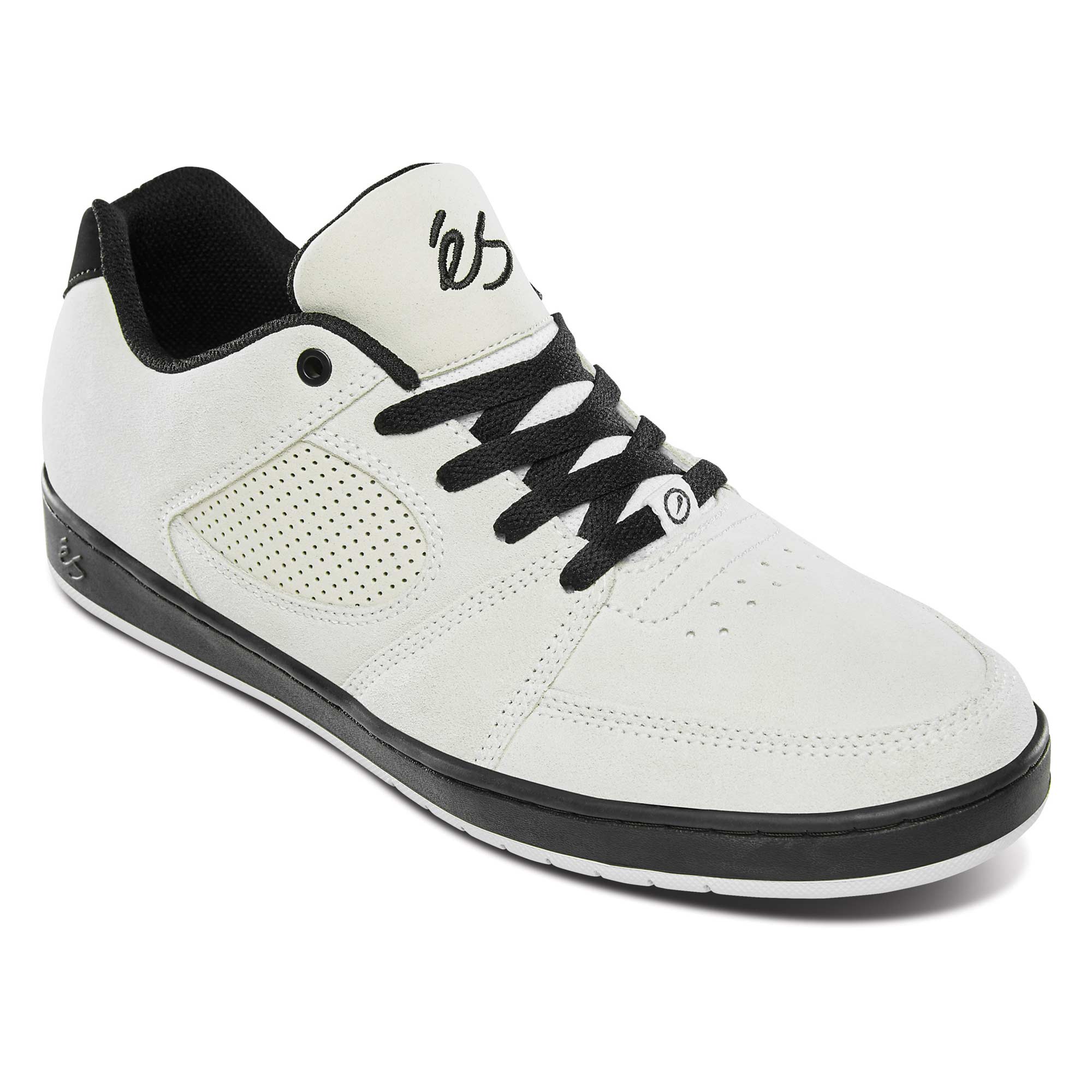 eS SKB Shoe ACCEL SLIM whi/bla/whi, white/black/white 12