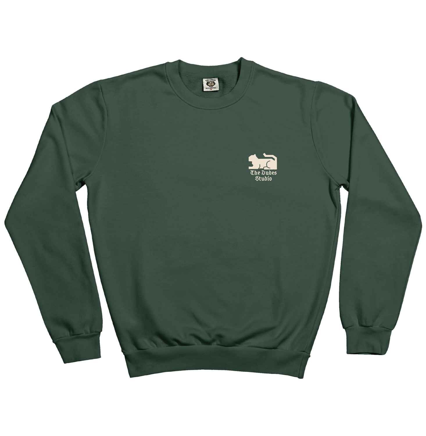 The Dudes Dudes Studio Classic Sweatshirt - Bottle green The Dudes Dudes Studio Classic Sweatshirt - Bottle green XXXL