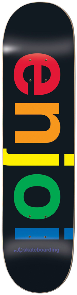 Enjoi Skateboard Deck Team Spectrum Black 8,50 R7 Enjoi Skateboard Deck Team Spectrum Black 8,50