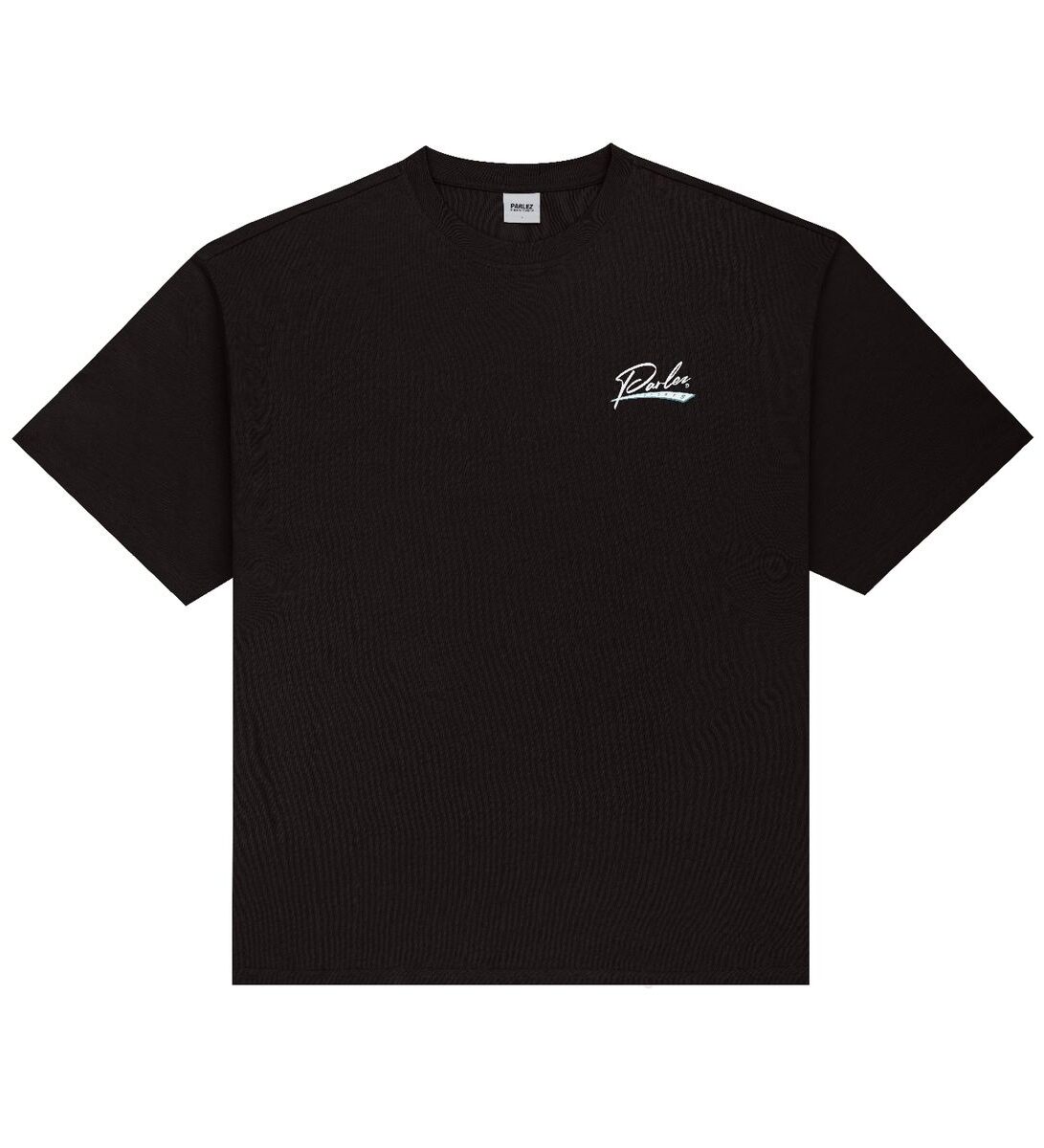 paraw25070-1 Parlez Inning Oversized T-Shirt - black