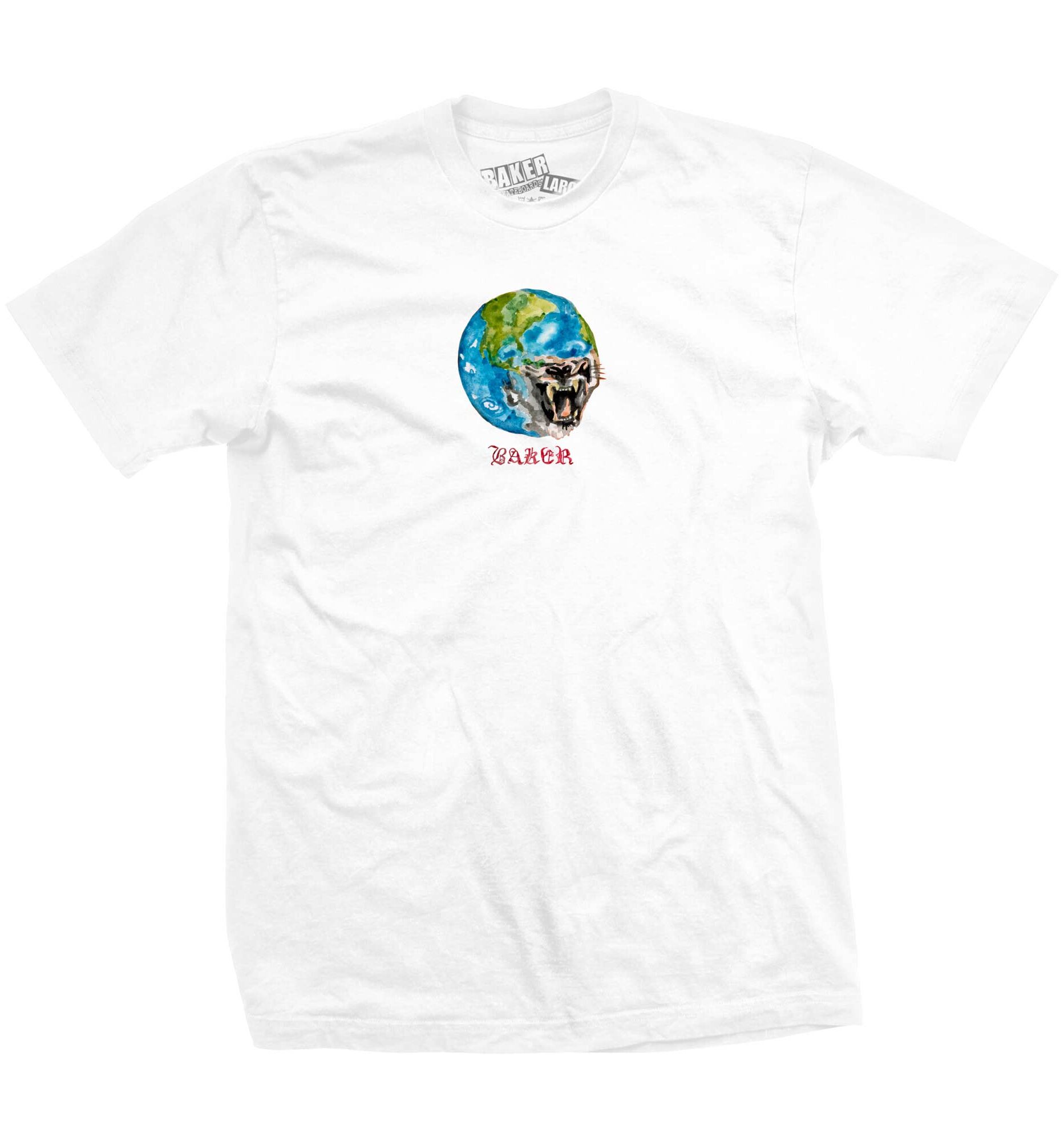 BAKER T-Shirt PRIMAL EARTH, white XXL
