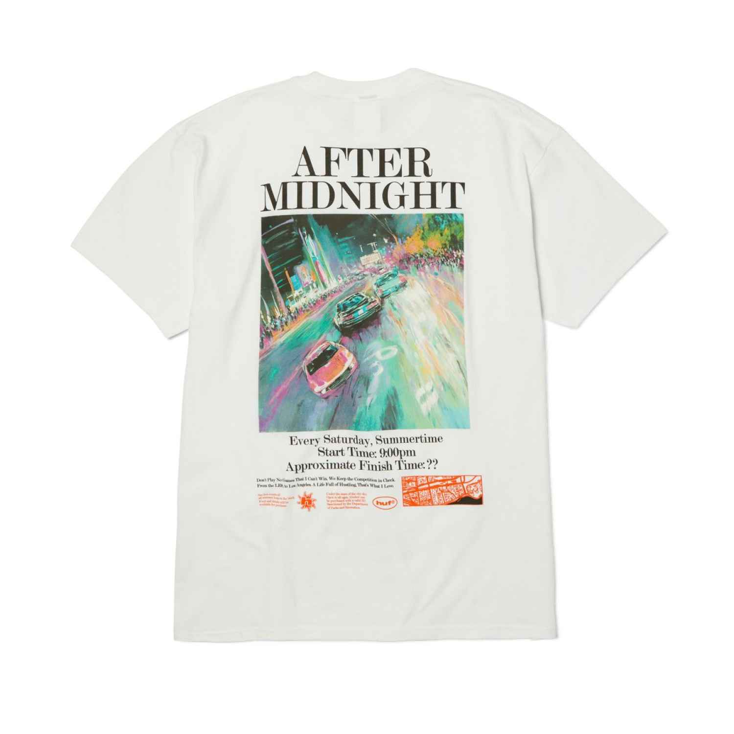 HUF After Midnight T-Shirt - white XXL