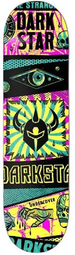 Darkstar Komplettboard Collapse Yellow/Purple 7,25