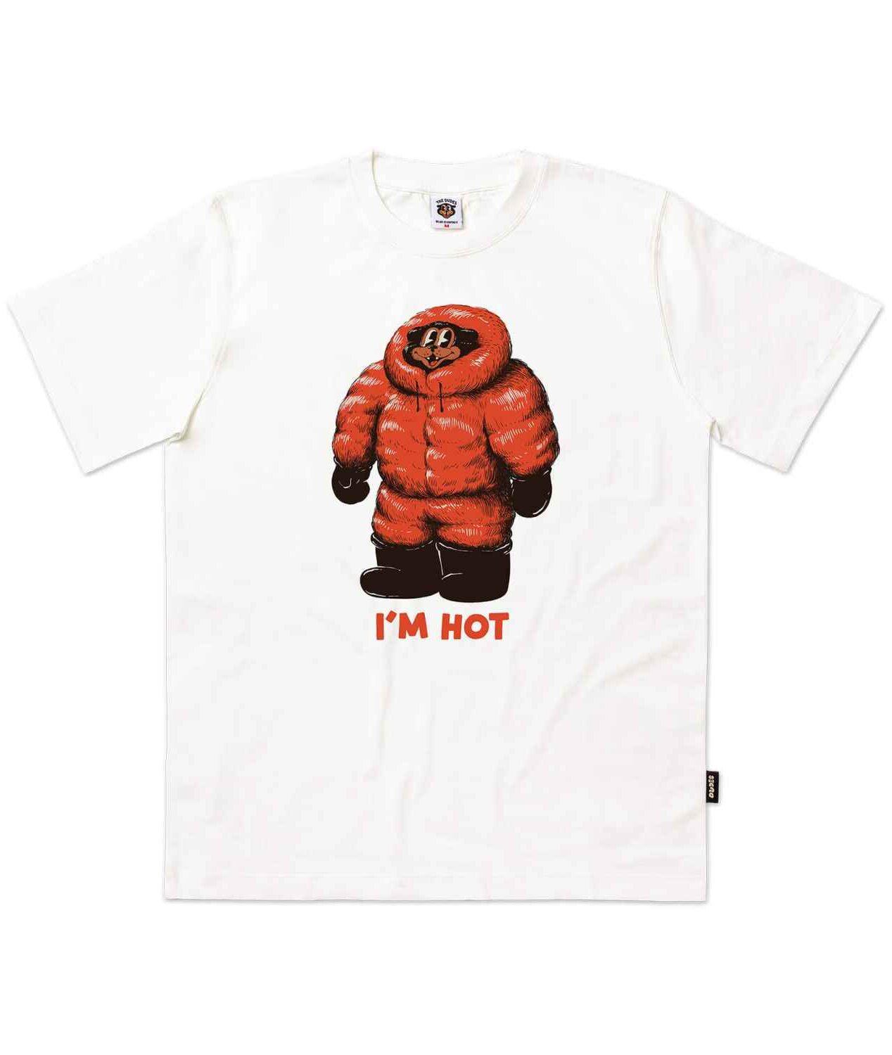 The Dudes Im Hot Seasonal T-Shirt - off white XXXL