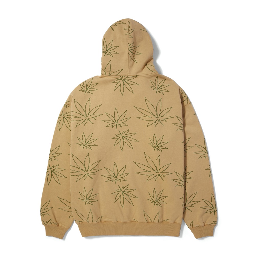 HUF Plantlife Fleece Hoodie - oatmeal XXL