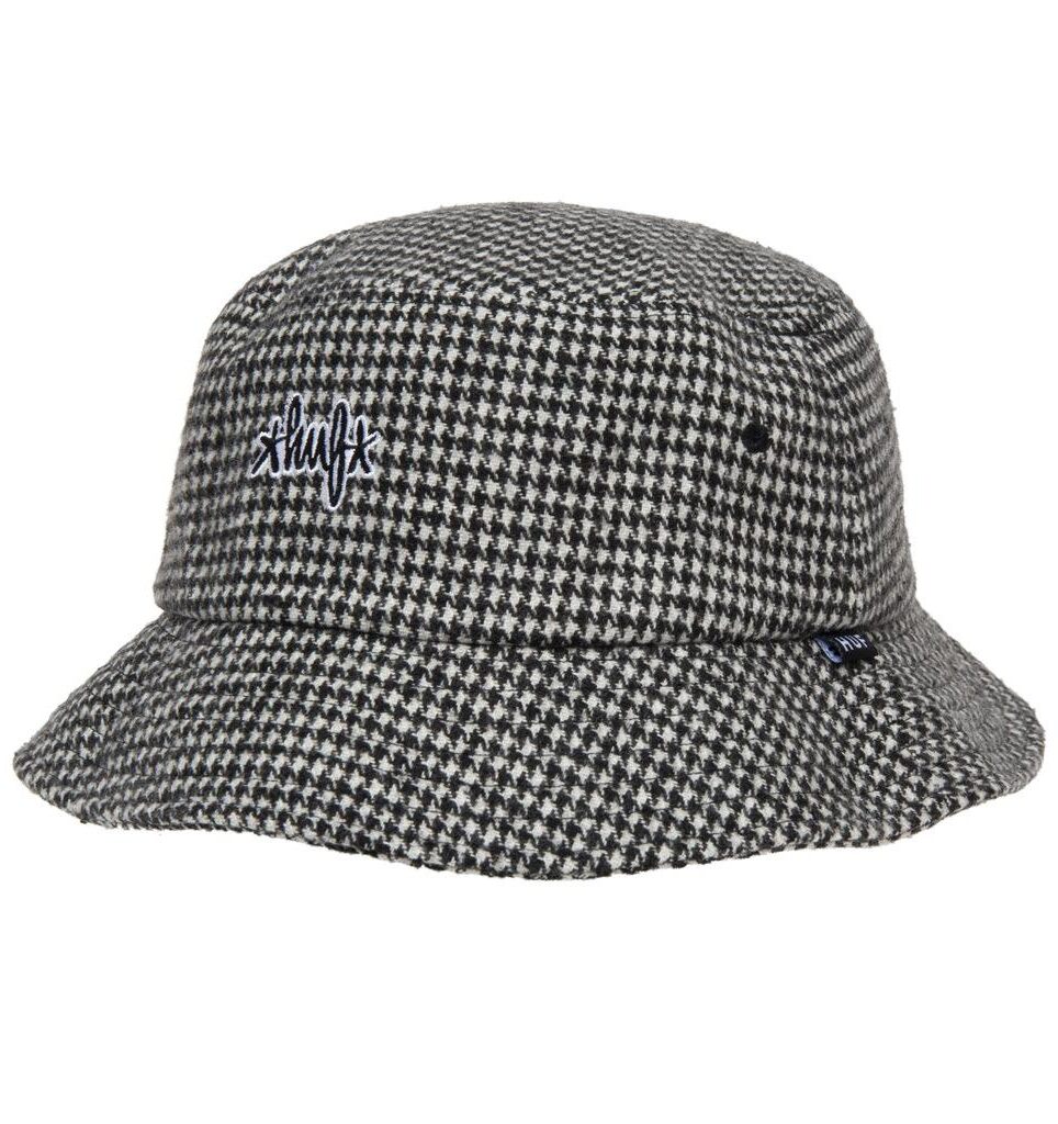 HUF Watson Tweed Bucket - black HUF Watson Tweed Bucket - black