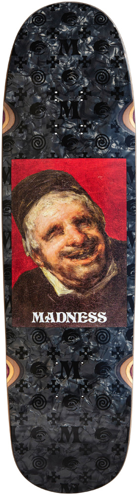 Madness Skateboard Deck Baked R7 Slick Black 8,60