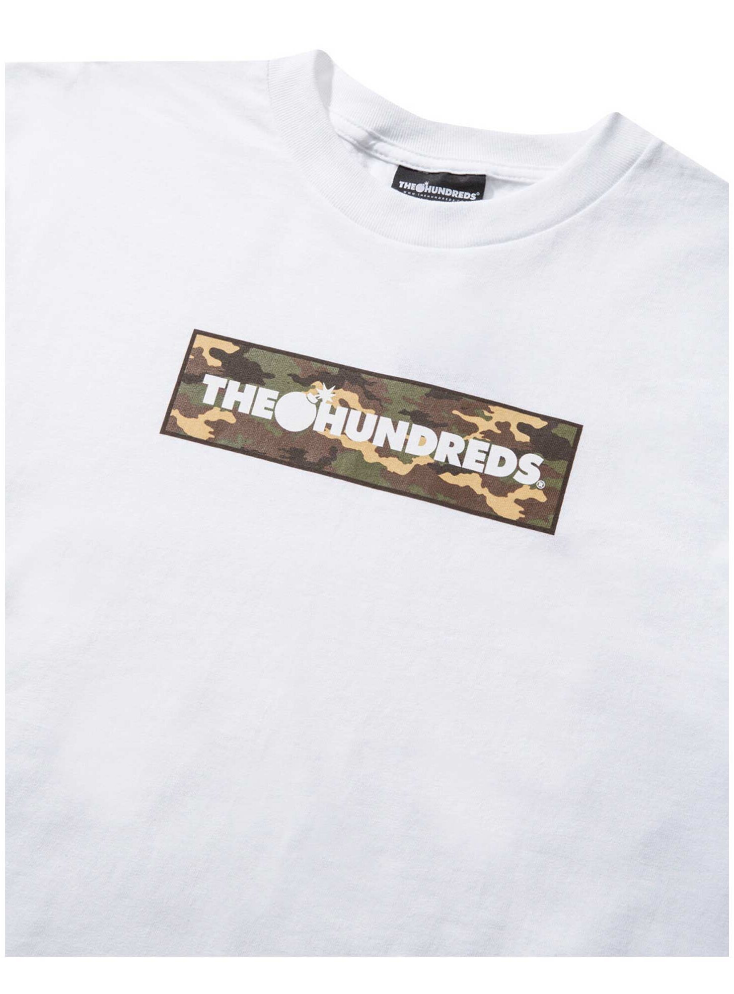THE HUNDREDS T-Shirt CAMO BAR white THE HUNDREDS T-Shirt CAMO BAR, white M