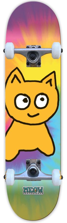 Meow Komplettboard Logo Tie Dye 7,50