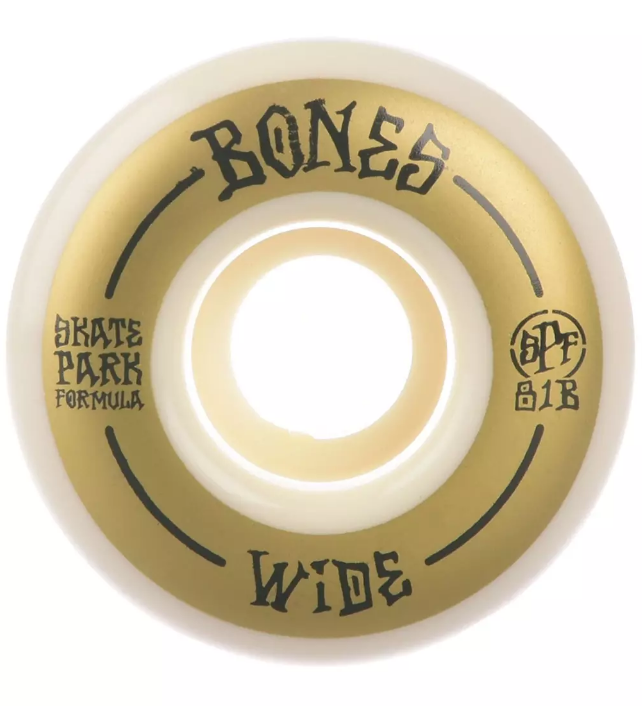 Bones Wheels Skateboard Rolls SPF 81B Wide 54mm Bones Wheels Skateboard Rolls SPF 81B Wide 54mm