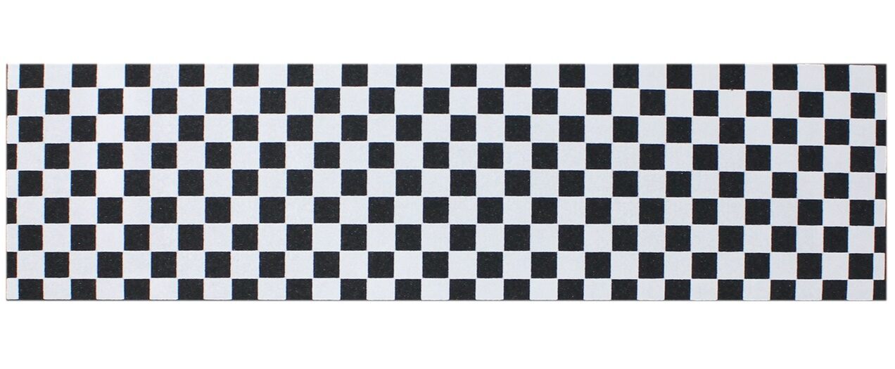 Black Diamond Skateboard Griptape checkered white