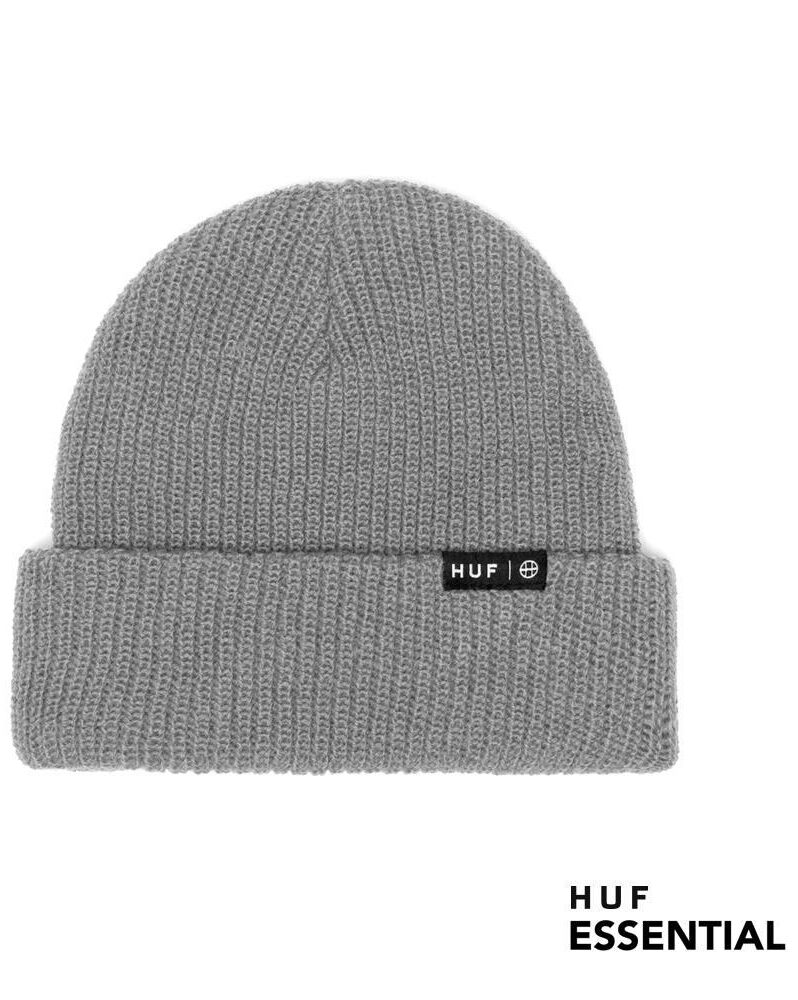 HUF Essentials Usual Beanie grey heather HUF Essentials Usual Beanie grey heather