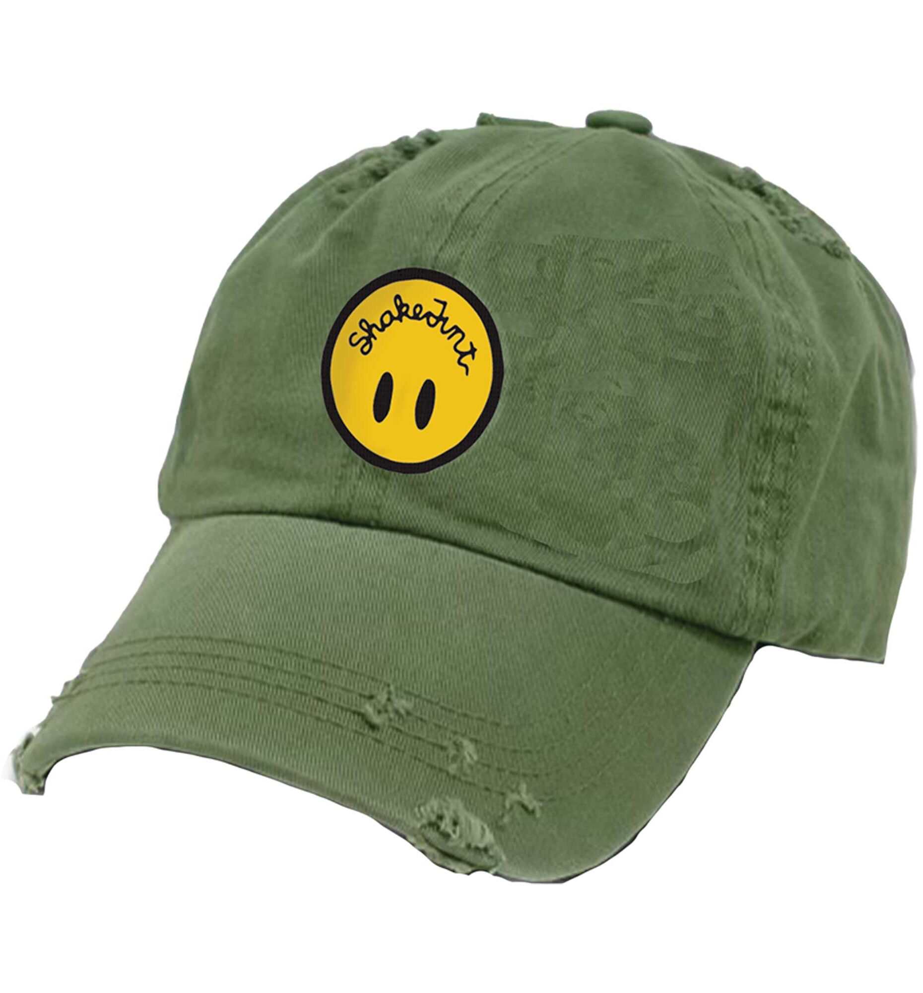 SHAKE JUNT Cap UNHAPPY Hat, olive